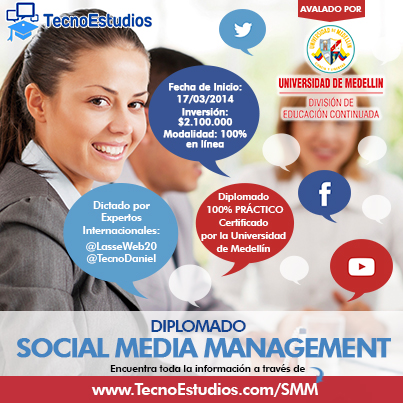 Diplomado de Social Media Management Avalado por Universidad Internacional